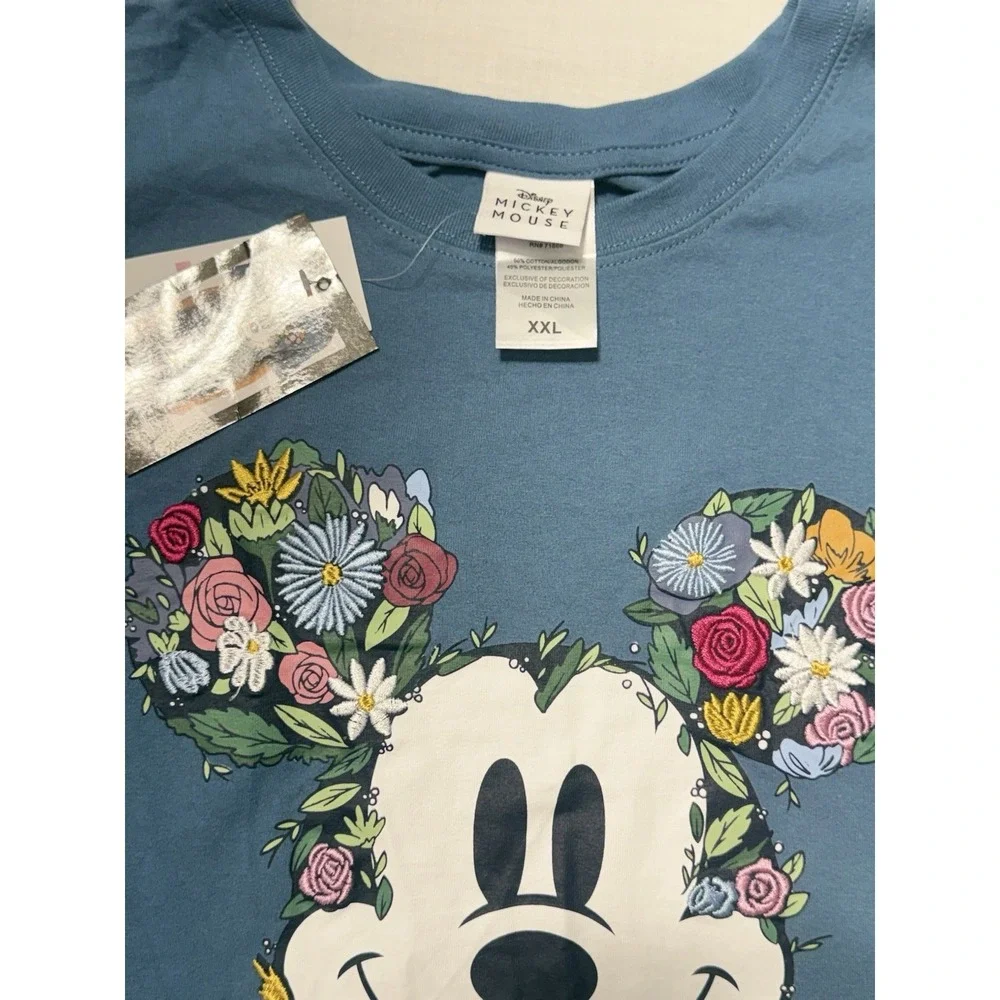 NWT Freeze New York Disney Mickey Mouse Floral Size XXL